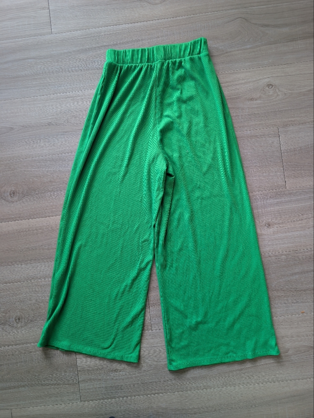 Dressed In Lala Ribbed Playsuit Pants - Green - Picture 3 of 5